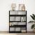 Bibliotecă, negru, 100x33x125,5 cm, lemn prelucrat GartenMobel Dekor