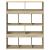 Bibliotecă, stejar sonoma, 100x33x125,5 cm, lemn prelucrat GartenMobel Dekor