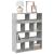 Bibliotecă, gri beton, 100x33x125,5 cm, lemn prelucrat GartenMobel Dekor