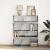 Bibliotecă, gri beton, 100x33x125,5 cm, lemn prelucrat GartenMobel Dekor