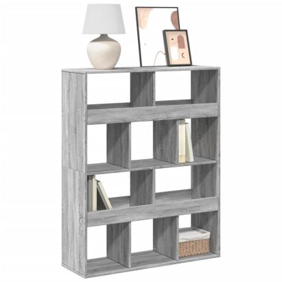 Bibliotecă, gri sonoma, 100x33x125,5 cm, lemn prelucrat GartenMobel Dekor