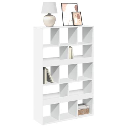 Bibliotecă, alb, 100x33x156,5 cm, lemn prelucrat GartenMobel Dekor