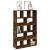 Bibliotecă, stejar fumuriu, 100x33x156,5 cm, lemn prelucrat GartenMobel Dekor