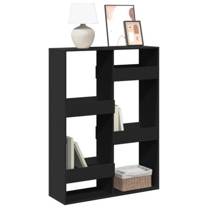 Bibliotecă, negru, 100x33x135 cm, lemn prelucrat GartenMobel Dekor
