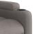 Fotoliu rabatabil, gri taupe, material textil GartenMobel Dekor