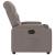 Fotoliu rabatabil, gri taupe, material textil GartenMobel Dekor