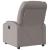 Fotoliu rabatabil, gri taupe, material textil GartenMobel Dekor