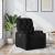 Fotoliu rabatabil, negru, material textil GartenMobel Dekor