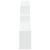 Dulap de perete, alb, 158x18x53 cm, lemn prelucrat GartenMobel Dekor