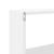 Dulap de perete, alb, 158x18x53 cm, lemn prelucrat GartenMobel Dekor