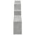 Dulap de perete, gri beton, 158x18x53 cm, lemn prelucrat GartenMobel Dekor