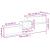 Dulap de perete, gri beton, 158x18x53 cm, lemn prelucrat GartenMobel Dekor