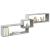Dulap de perete, gri beton, 158x18x53 cm, lemn prelucrat GartenMobel Dekor