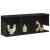 Dulap de perete, negru, 80x20x30 cm, lemn prelucrat GartenMobel Dekor