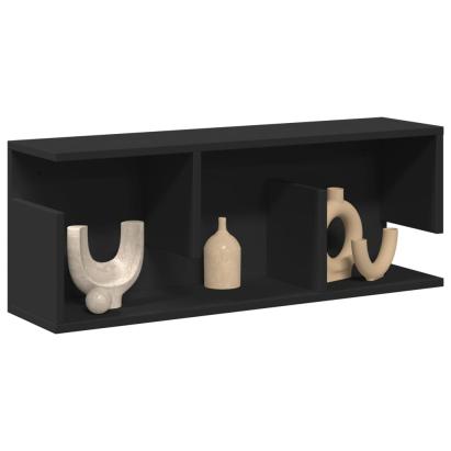 Dulap de perete, negru, 80x20x30 cm, lemn prelucrat GartenMobel Dekor