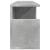 Dulap de perete, gri beton, 80x20x30 cm, lemn prelucrat GartenMobel Dekor