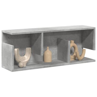 Dulap de perete, gri beton, 80x20x30 cm, lemn prelucrat GartenMobel Dekor