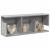 Dulap de perete, sonoma gri, 80x20x30 cm, lemn prelucrat GartenMobel Dekor