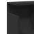 Dulap de perete, negru, 100x20x30 cm, lemn prelucrat GartenMobel Dekor