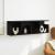 Dulap de perete, negru, 100x20x30 cm, lemn prelucrat GartenMobel Dekor