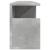 Dulap de perete, gri beton, 100x20x30 cm, lemn prelucrat GartenMobel Dekor