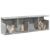 Dulap de perete, gri beton, 100x20x30 cm, lemn prelucrat GartenMobel Dekor