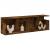 Dulap de perete, stejar fumuriu, 100x20x30 cm, lemn prelucrat GartenMobel Dekor