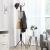 Cuier, Songmics, 12 carlige, metal, negru, 44x44x182 cm GartenVIP DiyLine