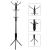 Cuier, Songmics, 12 carlige, metal, negru, 44x44x182 cm GartenVIP DiyLine