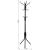 Cuier, Songmics, 12 carlige, metal, negru, 44x44x182 cm GartenVIP DiyLine
