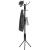 Cuier, Songmics, 12 carlige, metal, negru, 44x44x182 cm GartenVIP DiyLine
