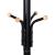 Cuier, Songmics, 12 carlige, metal, negru, 44x44x182 cm GartenVIP DiyLine