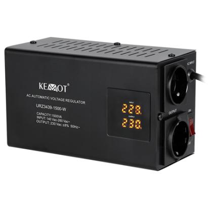 STABILIZATOR TENSIUNE AUTOMAT 1500VA PERETE KEMOT EuroGoods Quality