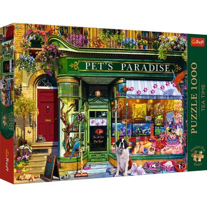 PUZZLE TREFL 1000 PREMIUM PLUS TEA TIME PARADISUL ANIMALELOR SuperHeroes ToysZone