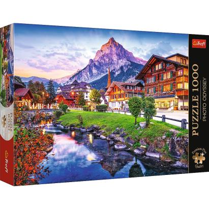 PUZZLE TREFL 1000 PREMIUM PLUS PHOTO ODYSSEY SAT ALPIN IN ELVETIA SuperHeroes ToysZone