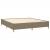 Cadru de pat, gri taupe, 160 x 200 cm, material textil GartenMobel Dekor