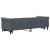 Pat de zi cu extensie, gri închis, 80x200 cm, catifea GartenMobel Dekor