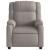 Fotoliu electric de masaj rabatabil, gri taupe, textil GartenMobel Dekor
