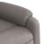 Fotoliu electric de masaj rabatabil, gri taupe, textil GartenMobel Dekor