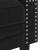Set canapele Chesterfield cu perne rulou 2 piese negru catifea GartenMobel Dekor