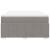 Pat box spring cu saltea, gri taupe, 160x200 cm material textil GartenMobel Dekor