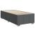 Pat box spring cu saltea, gri închis, 80x200 cm, textil GartenMobel Dekor