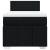 Pat box spring cu saltea, negru, 90x190 cm, textil GartenMobel Dekor