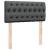 Pat box spring cu saltea, gri închis, 90x190 cm, textil GartenMobel Dekor