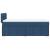 Pat box spring cu saltea, albastru, 90x190 cm, textil GartenMobel Dekor