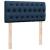 Pat box spring cu saltea, albastru, 90x190 cm, textil GartenMobel Dekor