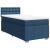 Pat box spring cu saltea, albastru, 90x190 cm, textil GartenMobel Dekor