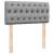 Pat box spring cu saltea, gri deschis, 90x200 cm, textil GartenMobel Dekor