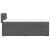 Pat box spring cu saltea, gri închis, 90x200 cm, textil GartenMobel Dekor