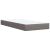 Pat box spring cu saltea, gri taupe, 90x200 cm, textil GartenMobel Dekor